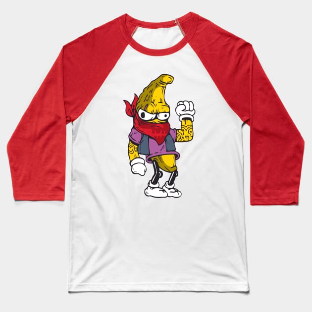 One Bad Banana Baseball T-Shirt by Talonardietalon